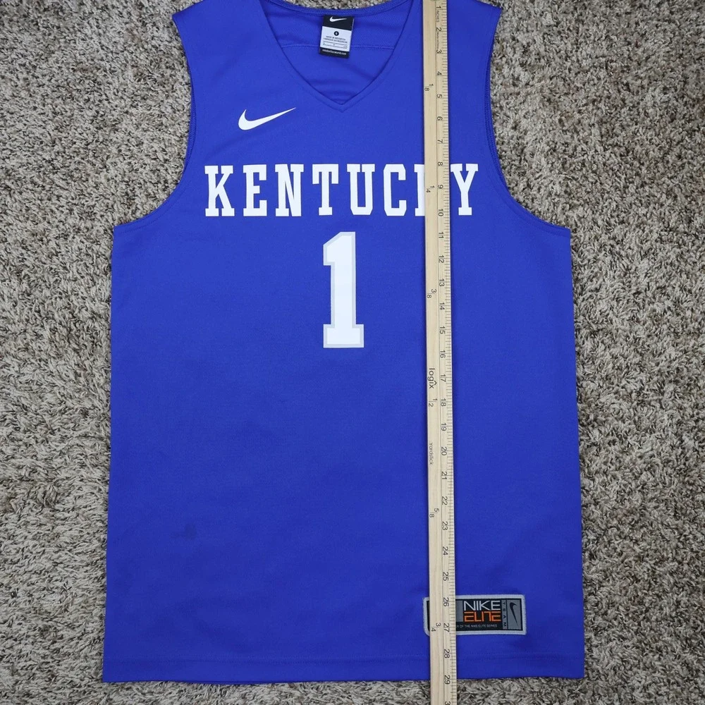 Nike Kentucky Wildcats Devin Booker Elite Basketball Jersey Small Blue NCAA - Picture 15 of 16